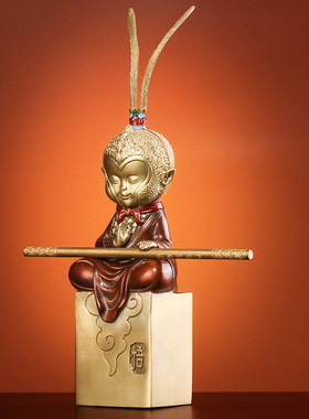 《斗战圣佛一悟》斗战胜佛齐天大圣摆件家居装饰品纯铜猴子孙悟空