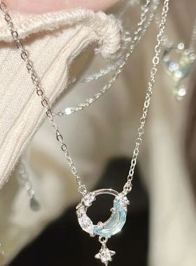 恋爱甜心星球项链设计ins学生甜美高级少女礼物锁骨