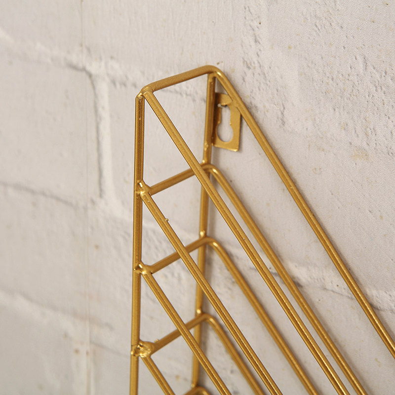 铁艺小型三角洗手间厕所挂墙上墙面报纸书架床头幼儿园儿童绘本架,淘宝优惠券,粉丝福利购,淘宝优惠卷