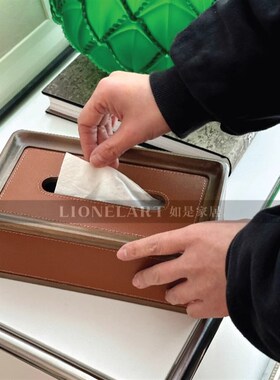 如是纸巾盒全实木胡n桃木色手作雕刻高端私宅酒店会所卫生纸盒礼