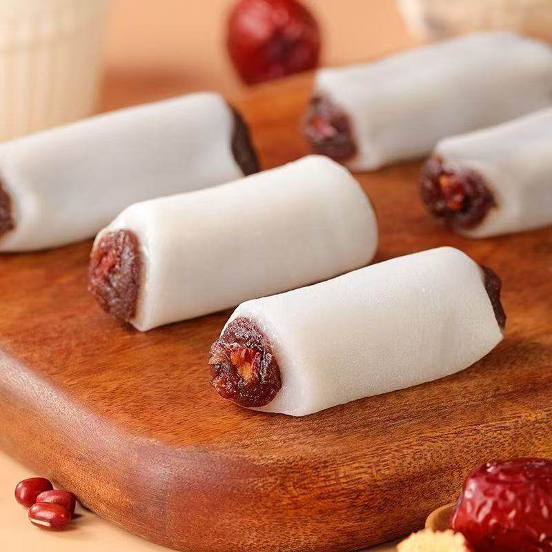 新鲜现发冰皮红枣红豆糕条糯米糍糯叽叽豆沙夹心团子红枣糕点零食,淘宝优惠券,粉丝福利购,淘宝优惠卷