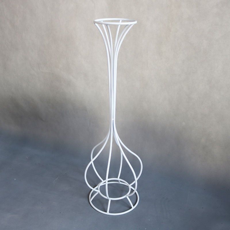 新款婚庆道具铁艺桌花花器架子婚礼装饰摆件一品花器T台现场路引,淘宝优惠券,粉丝福利购,淘宝优惠卷