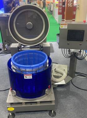 电动干蔬菜德盈脱水机全自动白菜水萝卜丁排骨果块甩机台变频脱水