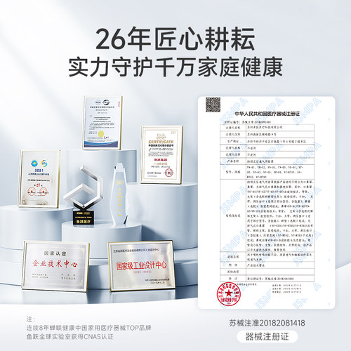 鱼跃呼吸机面罩家用睡眠鼻罩呼吸器头戴口鼻罩原装通用配件医用级 - 图3