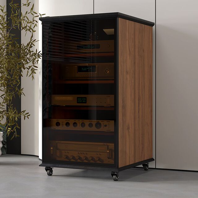 Amplifier cabinet professional audio cabinet cinema KTV amplifier rack audio and video equipment cabinet with U strip audio-visual cabinet