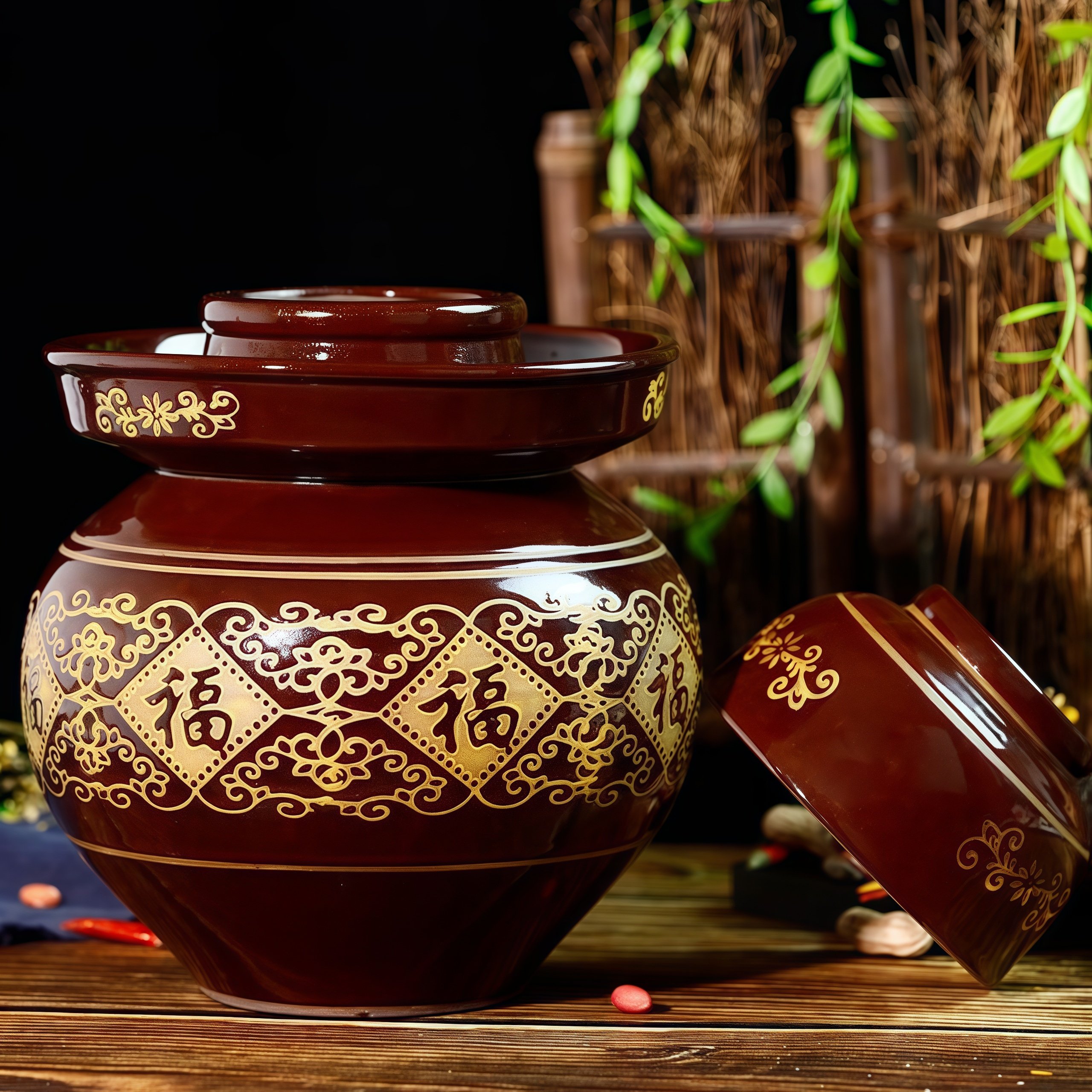 土陶泡菜坛子土陶老式家用陶瓷加厚酸菜缸腌咸菜咸蛋密封罐子,淘宝优惠券,粉丝福利购,淘宝优惠卷