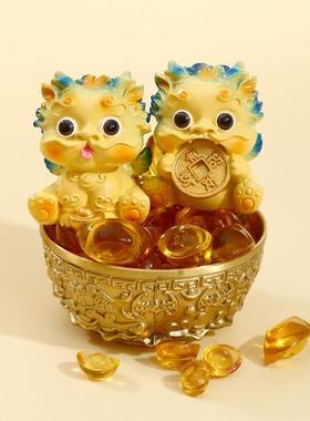 聚宝饰盆摆件貔招财聚财八方来财办BB2505-8公室桌面装家用宅生貅