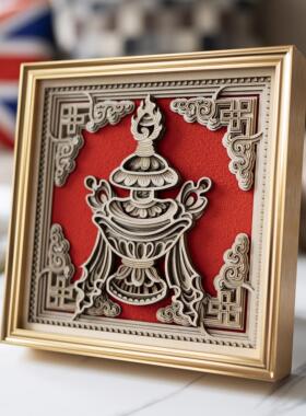 梯木叠抽视象创MNU意桌面摆件轻奢酒柜雕电柜高礼档装饰品开业乔