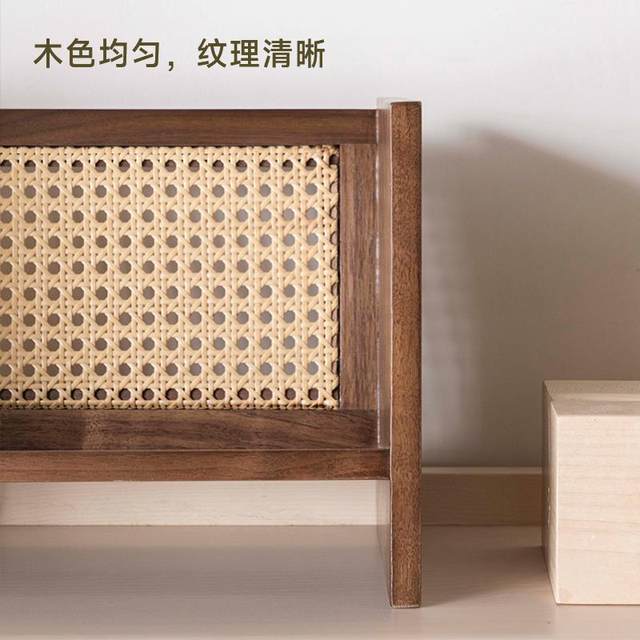 Unintentional solid wood desk bookshelf desktop storage rack office book stand small shelf black walnut simple storage rack