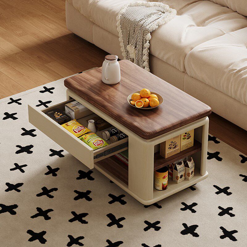 可移动茶几小户型客厅沙发边几多功能可旋转升降茶W桌实木推车边,淘宝优惠券,粉丝福利购,淘宝优惠卷