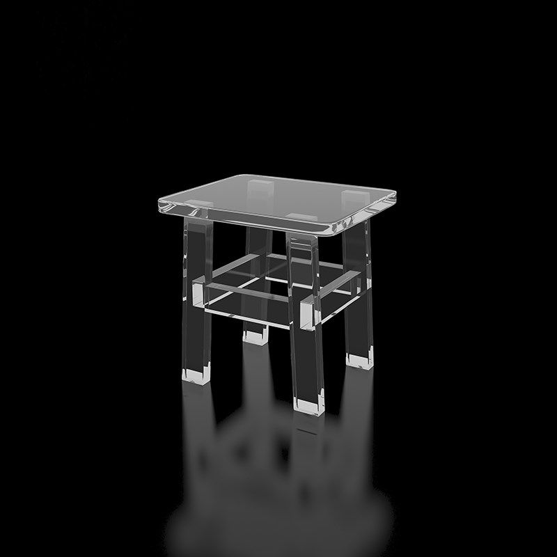 亚克力吧台凳透明水晶质感客厅沙发高脚椅加W厚浴室洗澡凳,淘宝优惠券,粉丝福利购,淘宝优惠卷