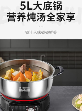 电蒸锅小型家用早餐机蒸菜神器全自动智能定时预警断电不锈钢蒸笼