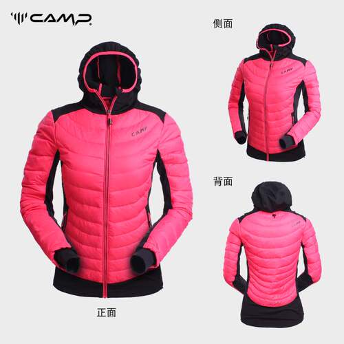 CAMP坎普户外羽绒服女款秋冬徒步登山防风防水保暖外套轻薄羽绒服 - 图0