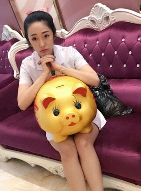 超大号金猪储钱罐只进不出猪猪存钱罐男孩女孩儿童存钱罐礼物礼品
