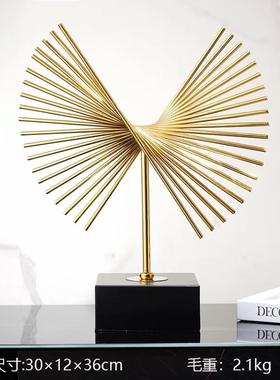 欧式轻奢创意摆件高档办公室桌面电视柜玄关摆件酒柜家居装饰摆设