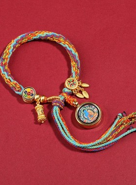 【山西五台】金刚绳手链药师fo 手编手链 护佑健康 香