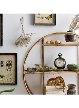 现 纽约下城公园进口果实累累金色无花果容器填充装饰摆件一套5个