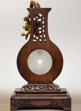 平安扣花瓶摆件居家摆设客厅玄关酒柜装饰品店铺开业新房乔迁礼品