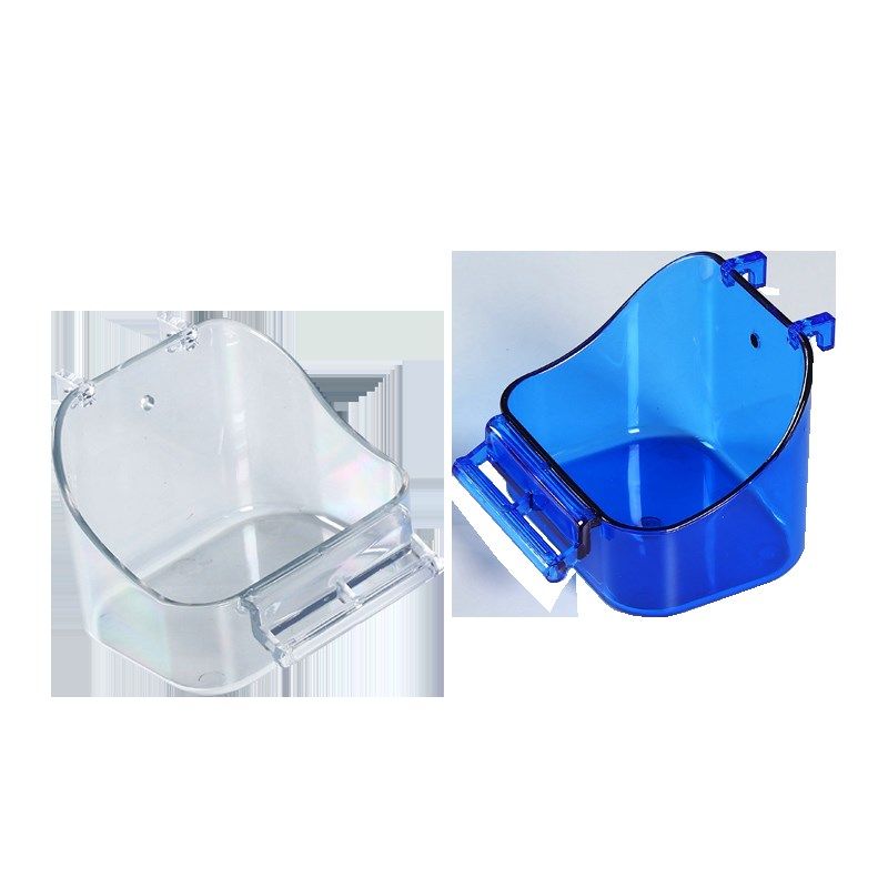 虎皮玄凤鹦鹉鸟食碗内挂方笼悬挂洗澡盆浴盆食盒鸟用洗澡盒带螺丝,淘宝优惠券,粉丝福利购,淘宝优惠卷