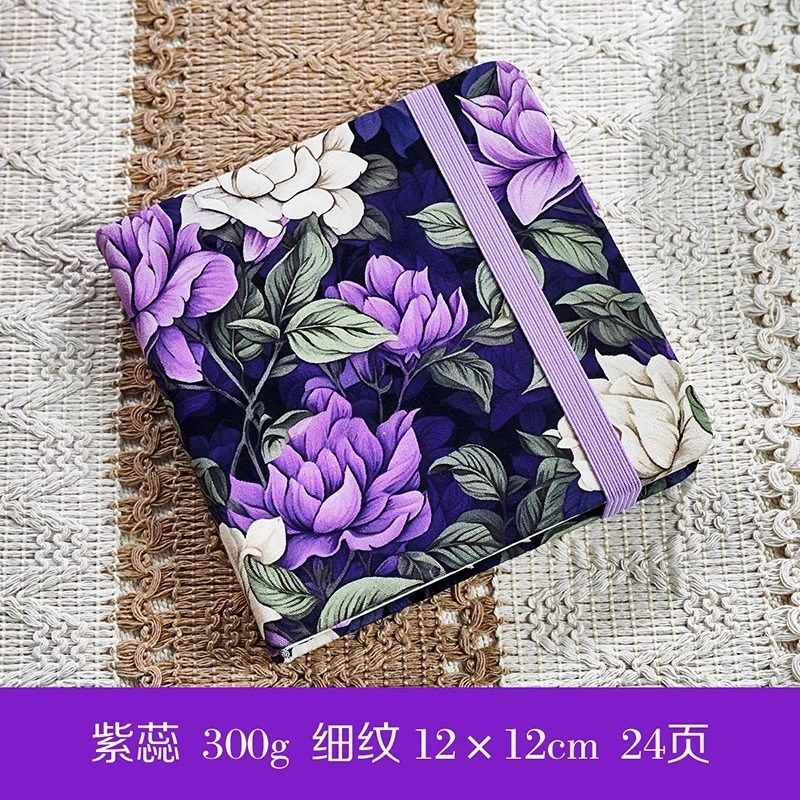 遵爵水彩本手帐本迷你g全棉布艺细纹小巧便携式风琴本水彩纸,淘宝优惠券,粉丝福利购,淘宝优惠卷