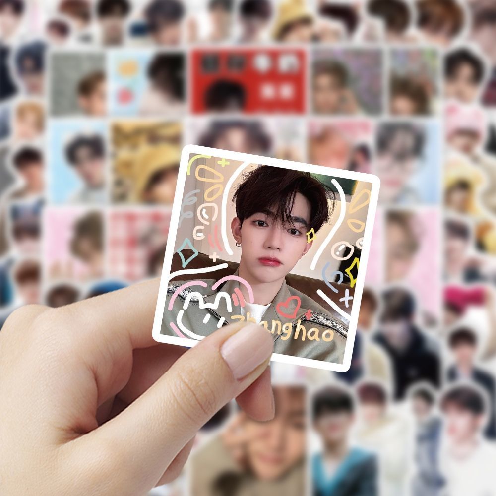 新款章昊贴纸高颜值明星周边创意diy帅气手账手机ins装饰防水贴画 - 图2