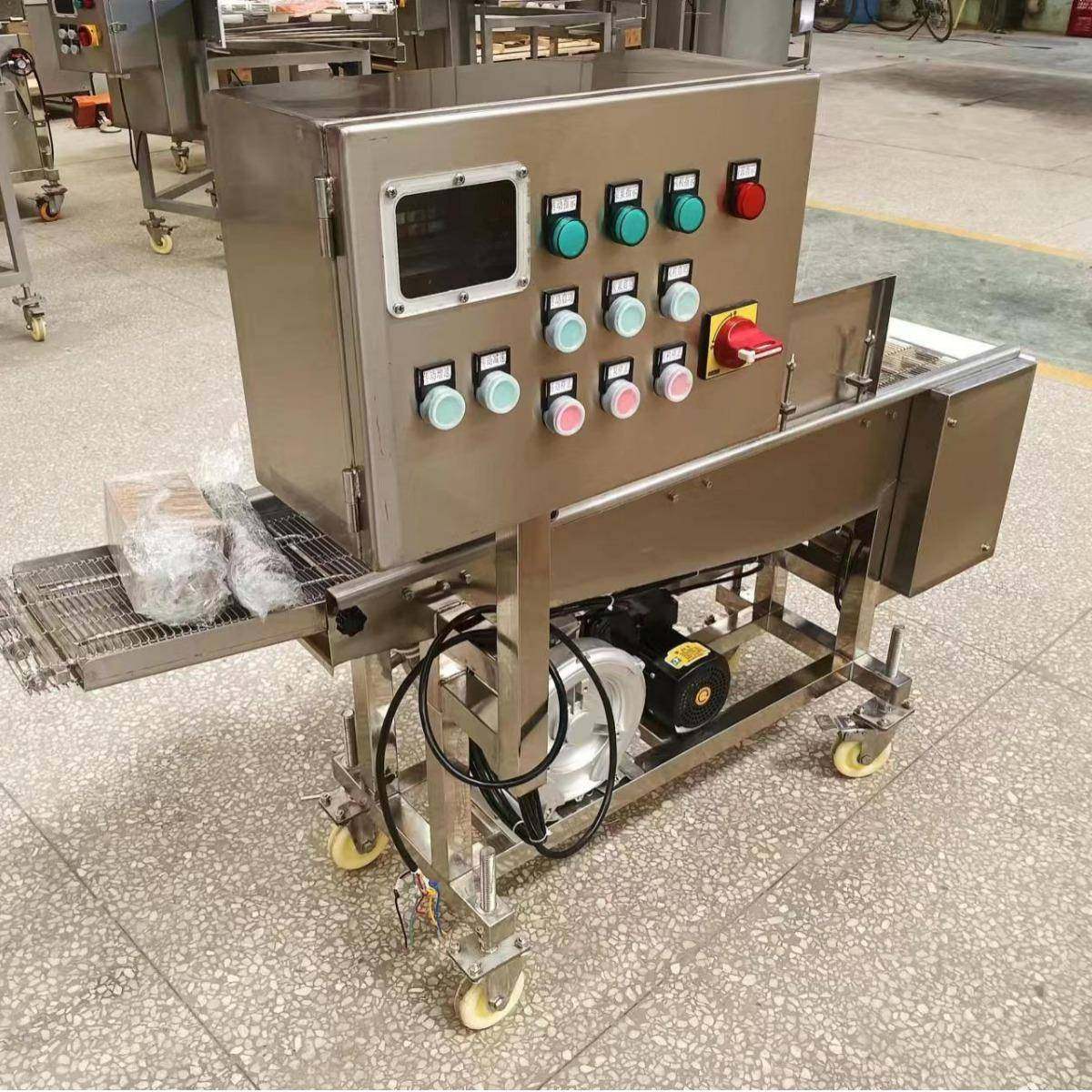 新款小黄鱼上糠机全自动玉米布丁裹糠设备荔枝球上面包屑机器,淘宝优惠券,粉丝福利购,淘宝优惠卷