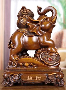 引进财宝象饰品，吉祥象一对，客厅电视柜，酒柜装饰，办公室开业