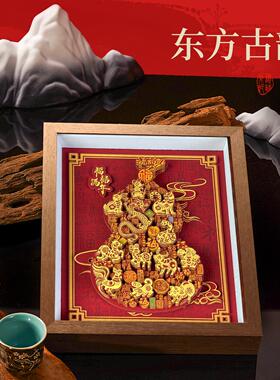 十二生肖葫芦摆件开 业礼品非遗工艺礼品摆饰乔迁新居礼物送老外