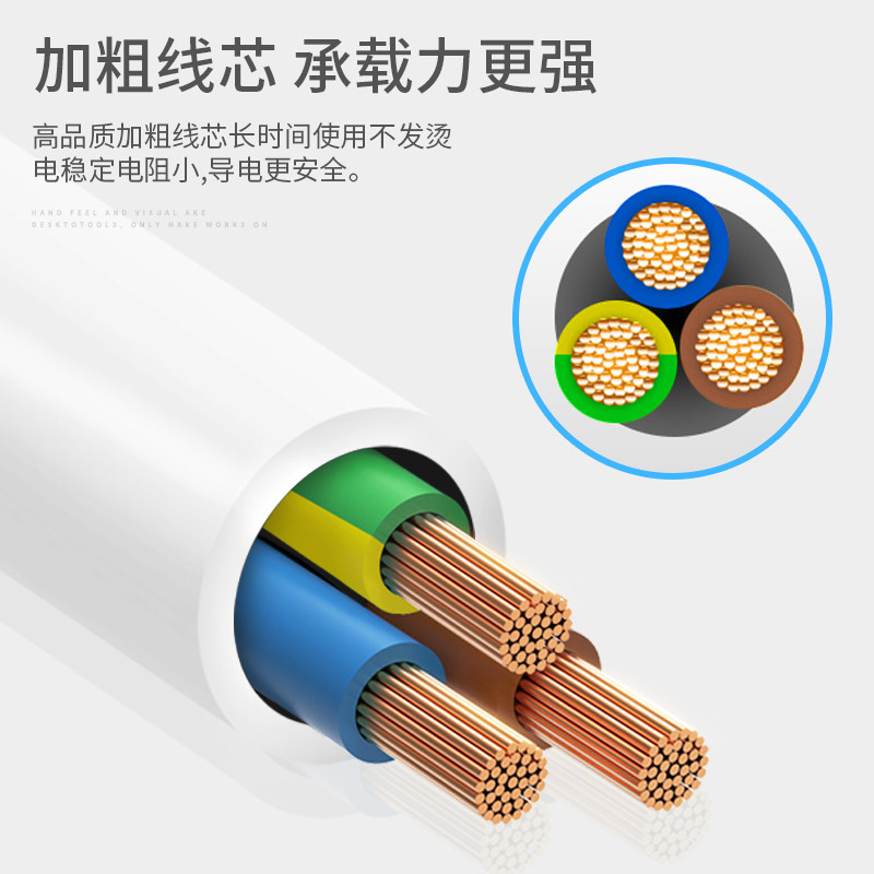 智能排插插座板家用电源多功能开关插排接线板插板带长线