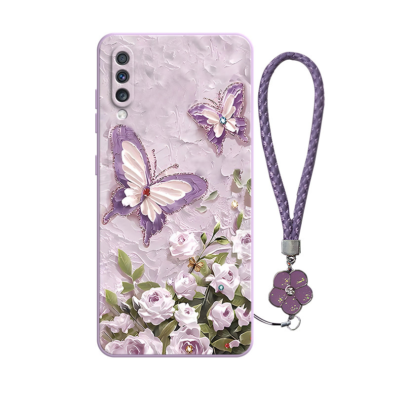 油画蝴蝶适用三星A70手机壳a70s保护套全包galaxya70s防摔硅胶A705G透明磨砂Samsung男潮女sm-a70保护套外壳,淘宝优惠券,粉丝福利购,淘宝优惠卷