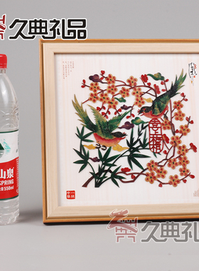 陕西皮影工艺品皮影装饰画家摆件西安纪念品中国风民间特色小礼物