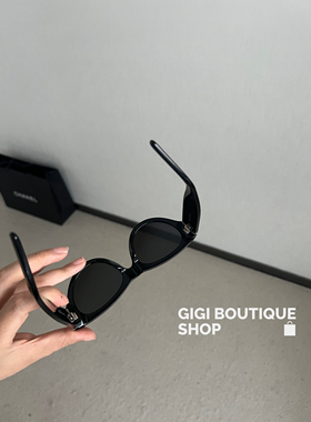 independent female 意大利进口板材 复古猫眼墨镜