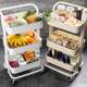 Baby supplies storage rack trolley kitchen multi-layer wheeled mobile storage rack newborn confinement storage rack