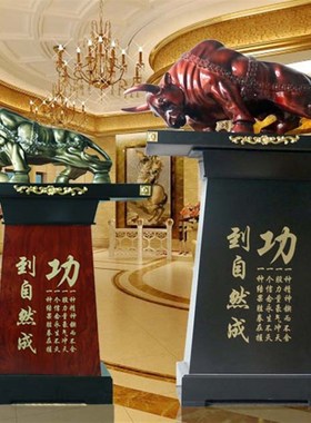 招财特大号牛落地摆件办公室装饰公司宾馆O饭店开业礼品工艺品