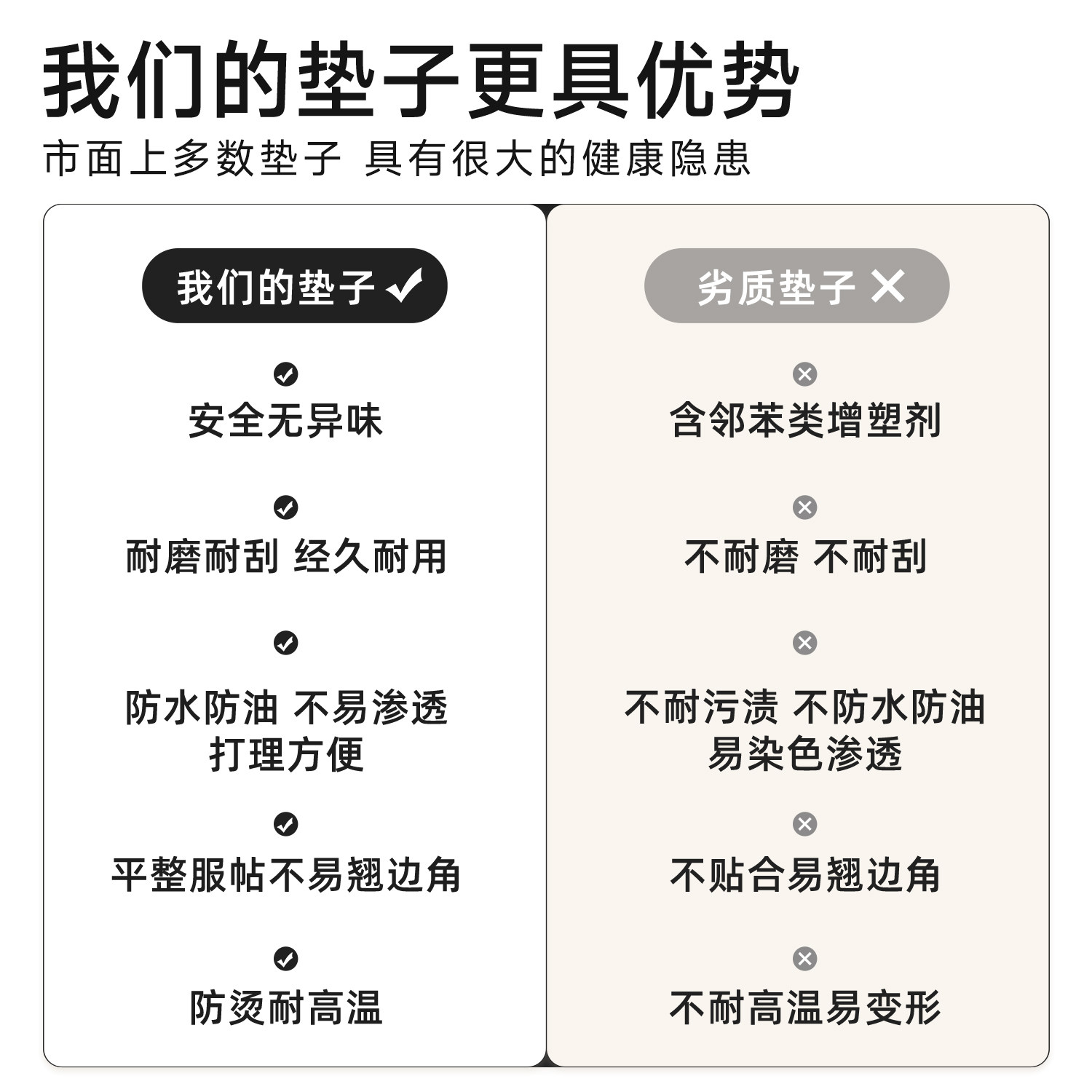 桌布防水防油免洗防烫pvc餐桌垫隔热耐高温轻奢高级感桌面保护垫,淘宝优惠券,粉丝福利购,淘宝优惠卷