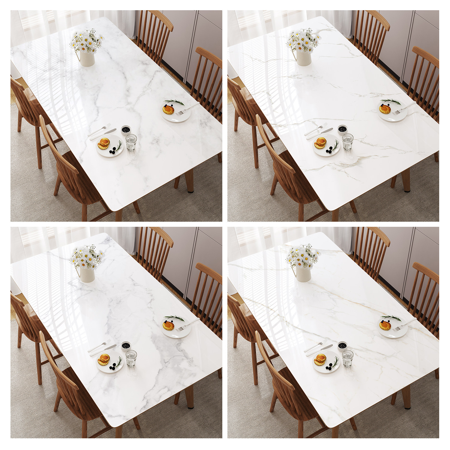 桌布防水防油免洗防烫pvc餐桌垫隔热耐高温轻奢高级感桌面保护垫,淘宝优惠券,粉丝福利购,淘宝优惠卷