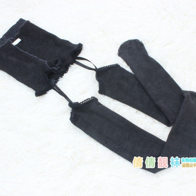 春秋吊带长筒袜内龙抓毛保暖三角高筒连袜女士棉连裤袜性感打底袜,淘宝优惠券,粉丝福利购,淘宝优惠卷