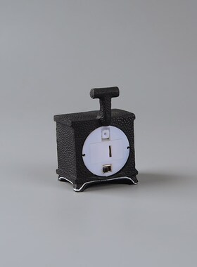 壁炉小夜灯猫咪可爱桌面工艺品装饰家居治愈系娃娃屋摆件复古迷你