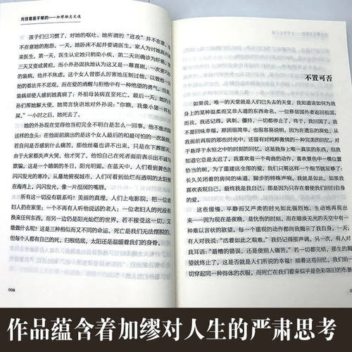 光活着是不够的:加缪励志文选 经典成功励志文选读本文学作品书籍 - 图0