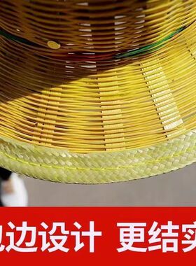 竹编帽子织草大沿遮阳防晒