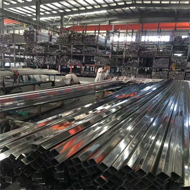 201 304 316L不锈钢方管扁管10X15X20X25X30X40X50X60X80X100X200 - 图1