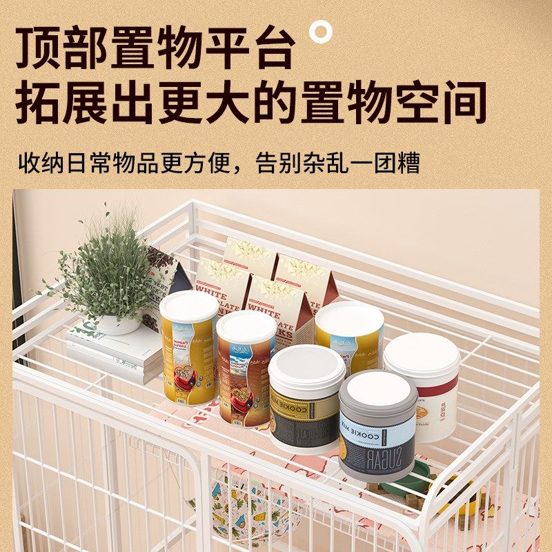 猫笼子家用室内猫窝带厕所一体猫屋新型折叠猫砂盆猫咪别墅猫空笼,淘宝优惠券,粉丝福利购,淘宝优惠卷