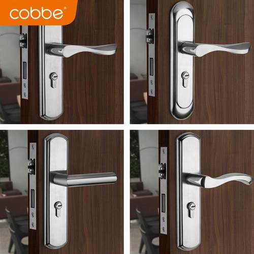 卡贝卧室门锁室内锁具免改孔老式门把手手柄房间门木门家用通用型 - 图3