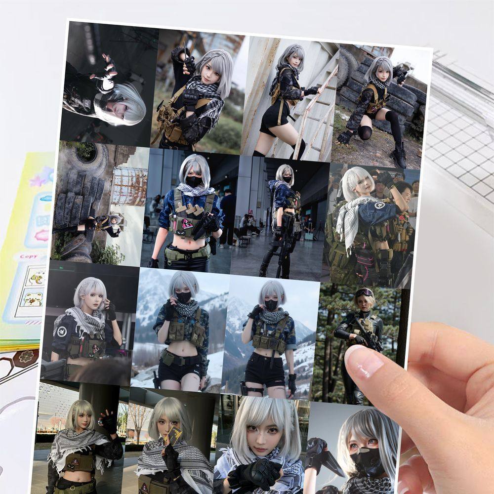 126张三角洲行动真人cos贴纸游戏创意贴画手机壳电脑笔记本装饰画,淘宝优惠券,粉丝福利购,淘宝优惠卷