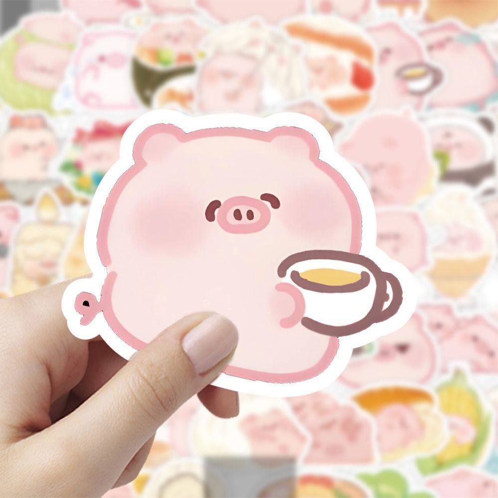 120张甜宝小猪贴纸卡通可爱趣味创意周边diy装饰电脑手账贴画防水,淘宝优惠券,粉丝福利购,淘宝优惠卷