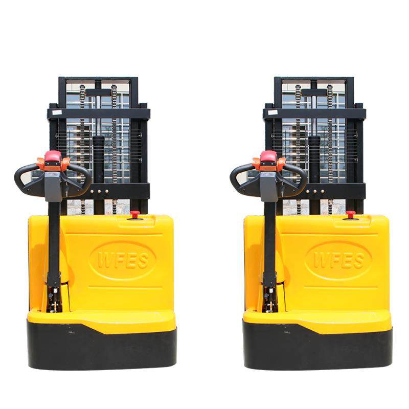 厂家直供步行式液压搬运堆高机堆垛机全电动搬运升高叉车堆高车,淘宝优惠券,粉丝福利购,淘宝优惠卷