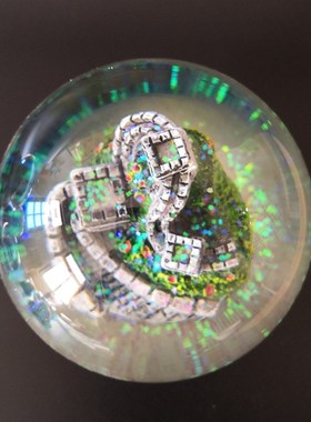 北京长城旅游纪念品 长城水晶球摆件 馈赠佳品 送老外礼品
