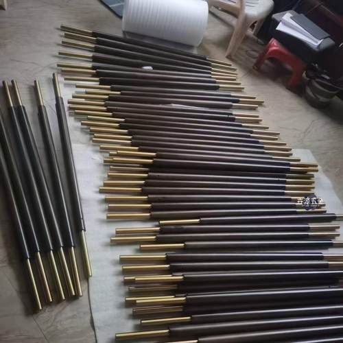 玻璃门拉手实木门拉门把手加厚不锈钢现代简约黑色包厢商铺拉手 - 图2