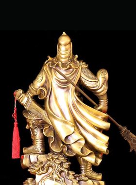 武财神关公像忠义千秋关二爷武圣大号招财办公室工艺品摆件