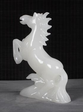 招财金马摆件现代中式客厅酒架电视柜装饰公司办公室开业礼品